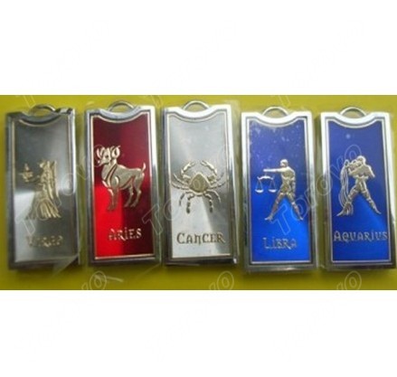 創(chuàng)意掛鉤式十二星座U盤金屬工藝品